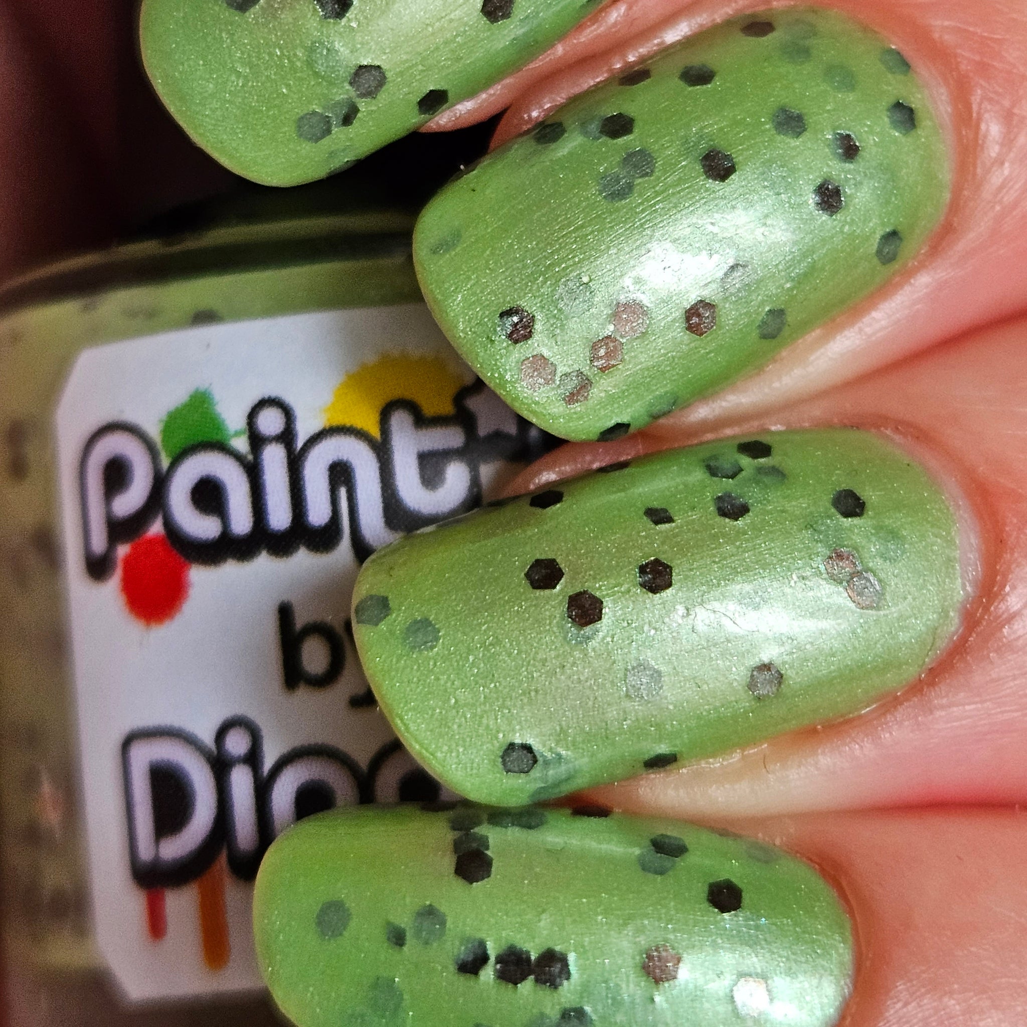 Choc Chip Off The Old Mint Block - Overpour Shade - Paint It By Dippit